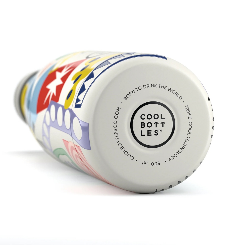 Cool Bottles - Triple-Insulated Water Bottle - Electric Garden 500ml - Image 4