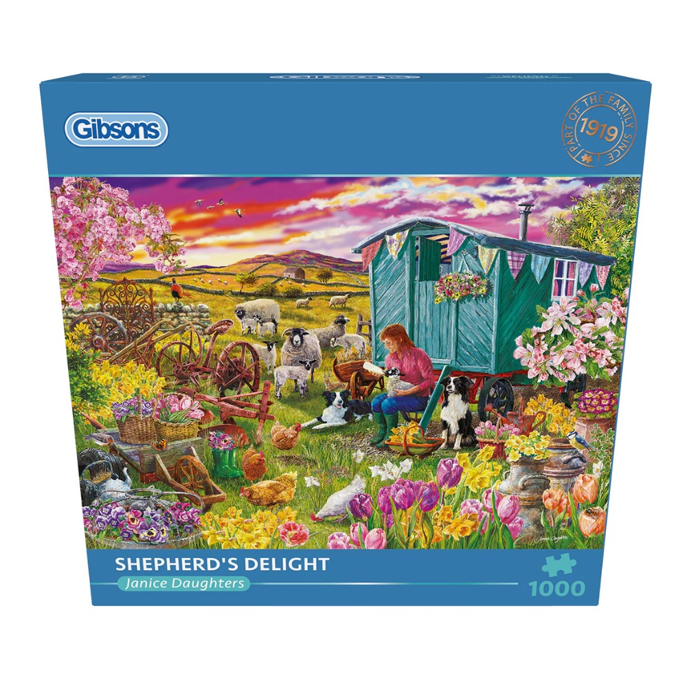 Gibsons - Shepherd's Delight - 1000 Piece Jigsaw Puzzle - Image 7