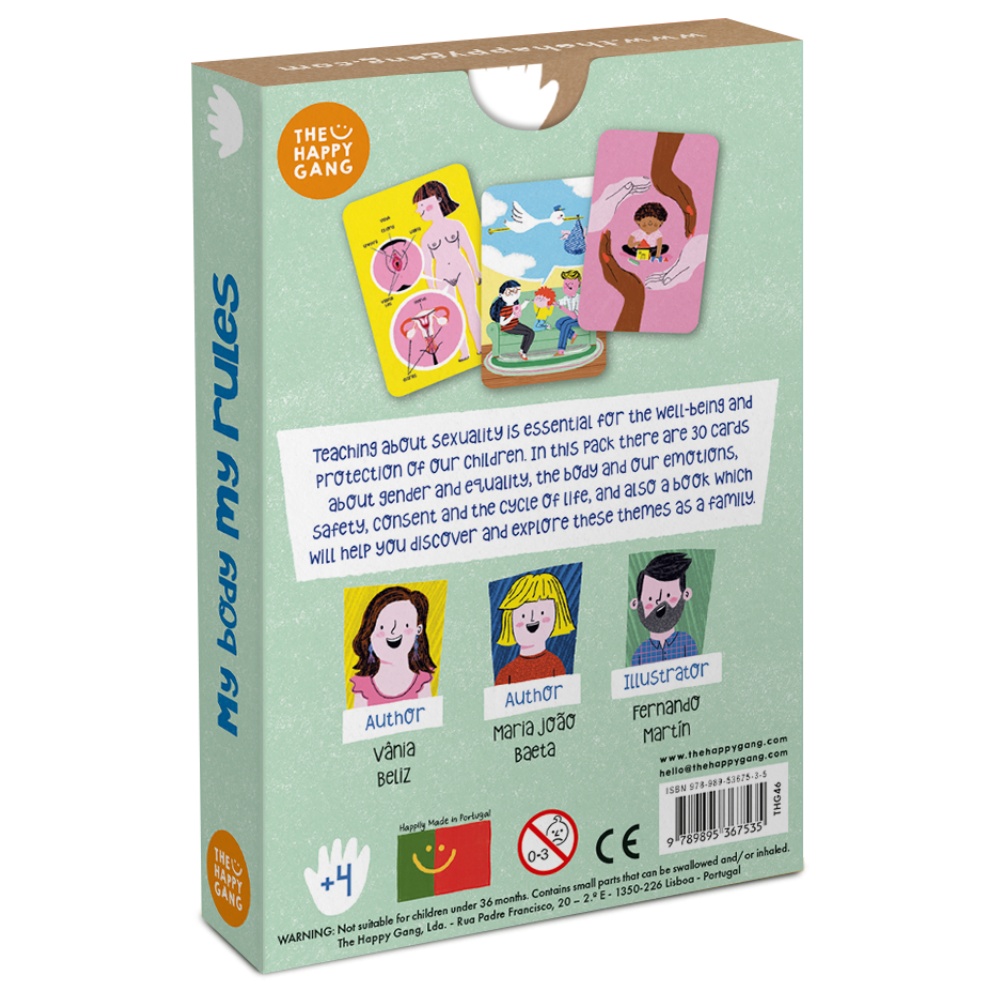 The Happy Gang - My Body My Rules - Life Skills Flashcards for Parents & Kids - Image 6