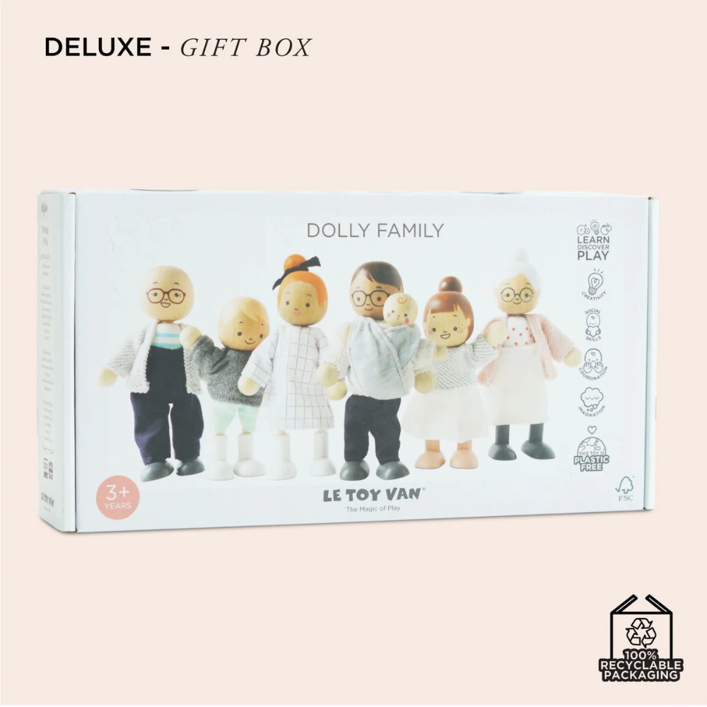 Le Toy Van - Wooden Dolls House Family Set - 7pcs - Image 6