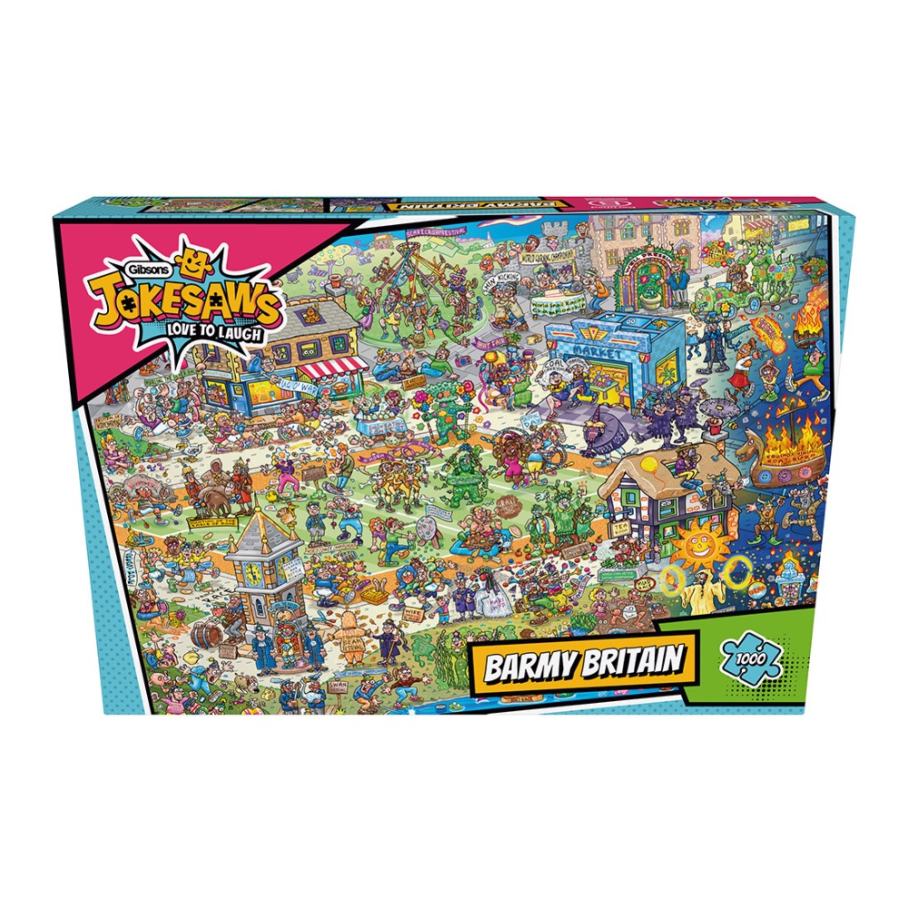 Gibsons - Jokesaws: Barmy Britain - 1000 Piece Jigsaw Puzzle - Image 4