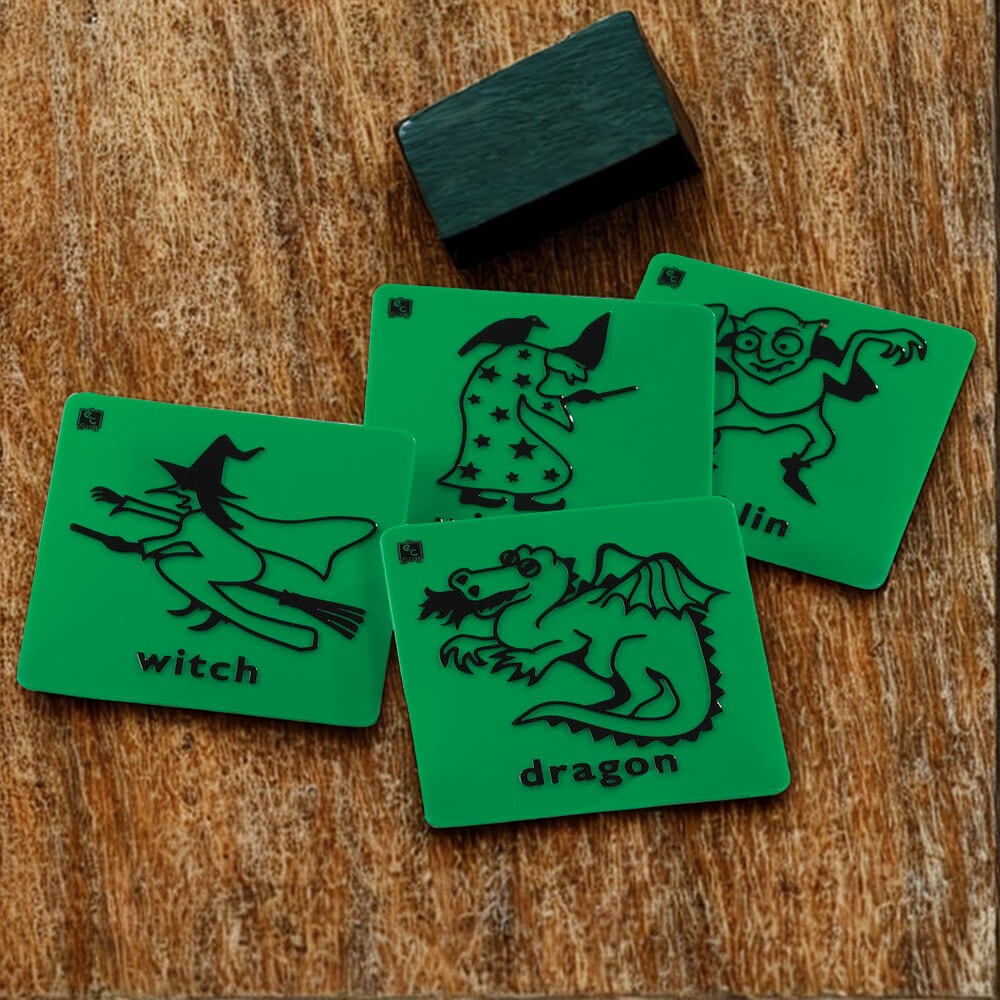 EDX Education - Art Rubbing & Embossing Plates - Fairytale 4pcs - Image 2