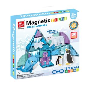 Magnetic Tiles - Arctic Animals Set - 30 Pieces