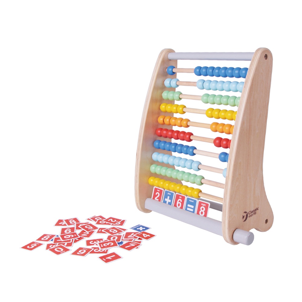 Classic World - Wooden 100 Bead Abacus - Image 3