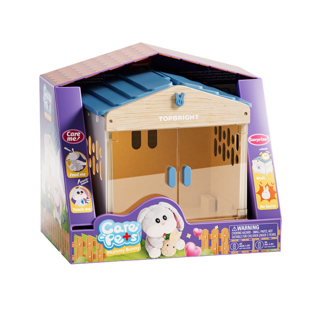 TopBright - Pretend Play Pet Care Kit - Interactive Bunny with Sound & Lights - Image 10