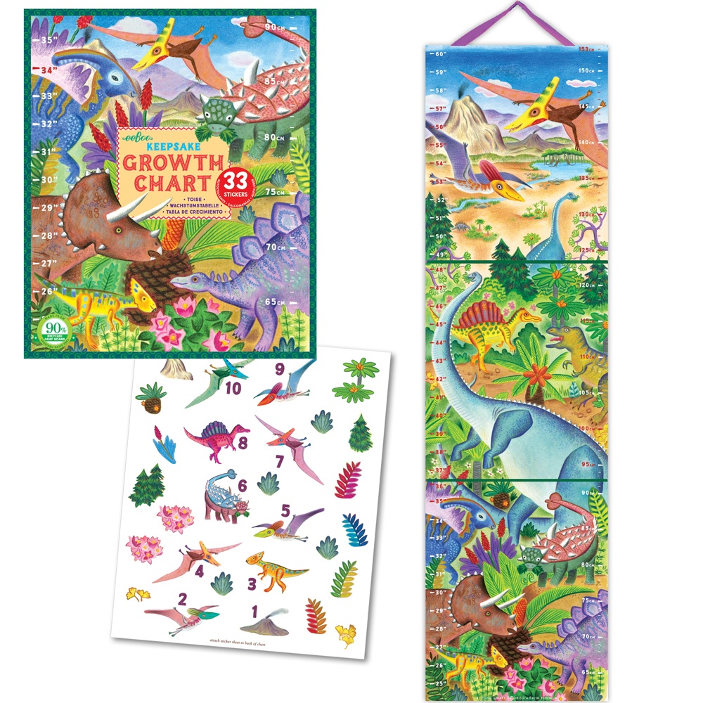 eeBoo - Grow Like a Dinosaur Growth Chart - Image 2