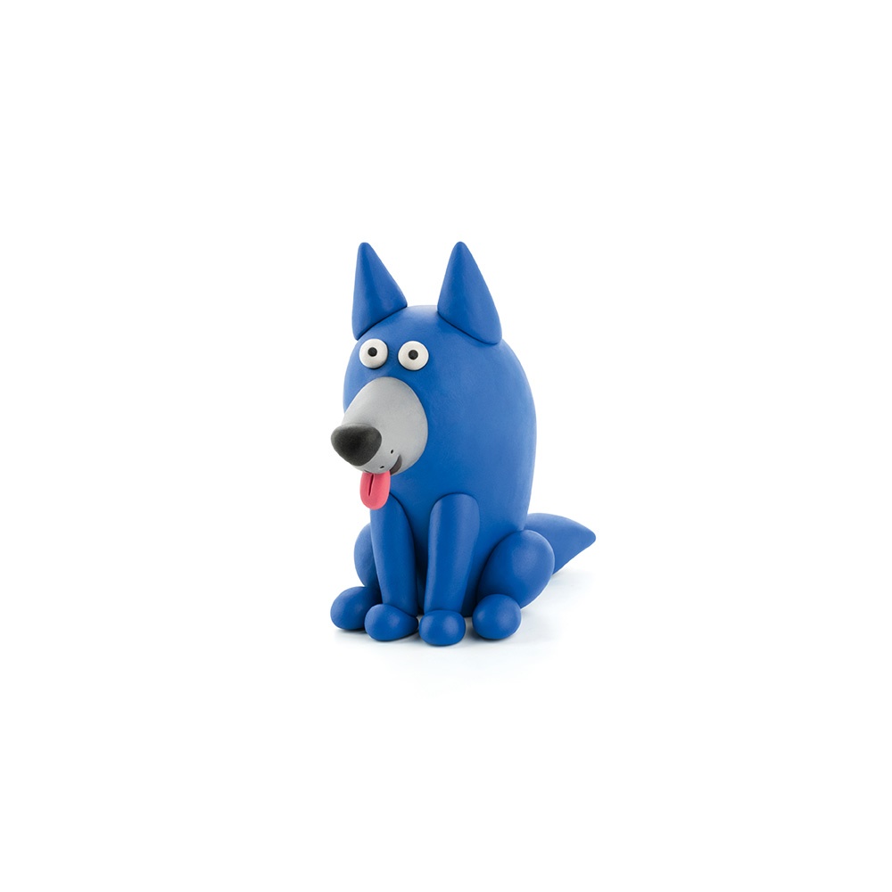 Hey Clay - Modelling Air-Dry Clay with Fun Interactive App - Wolf, series Forest Animals, 3 cans - Image 3