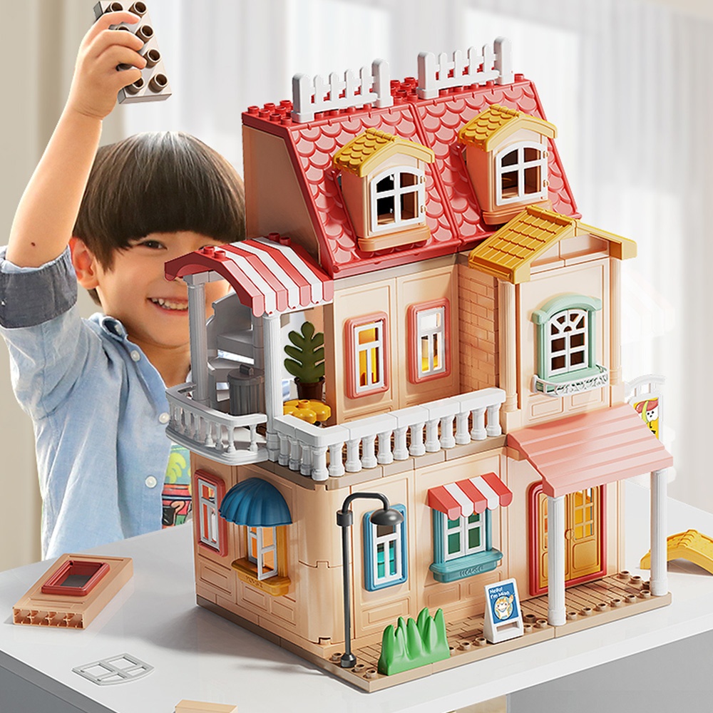 Feelo - Genius Architect Villa - Building Block Set - 246 Pieces-** - Image 2