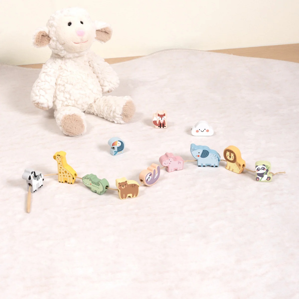 TookyToy - Fine Motor Lacing Animals Set - Image 4