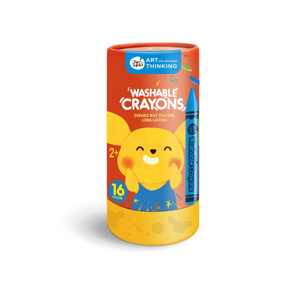 Jar Meló - Wax Crayons - Washable Non-Toxic - 16 Colours - Image 6