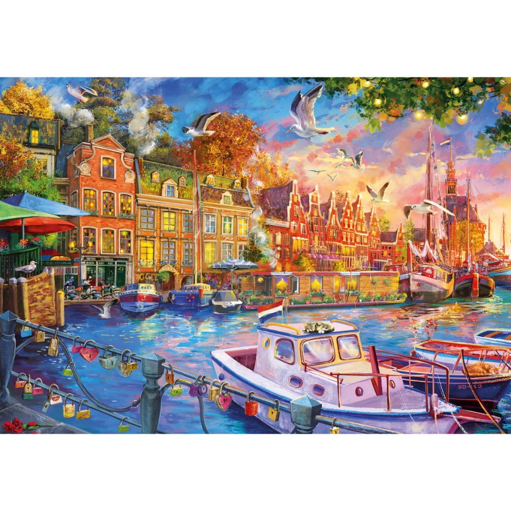 Gibsons - Harbour Reflections - 500 Piece Jigsaw Puzzle - Image 2