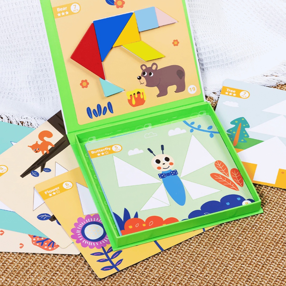 TookyToy - Magnetic Tangram Play Set - Image 5