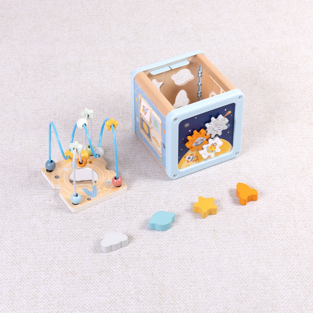 TookyToy - Space Play Cube Activity Toy - Image 5