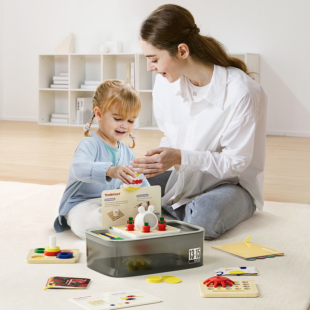 TopBright - 8-in-1 Montessori Educational Activity Box - 13-15 Months - Image 3