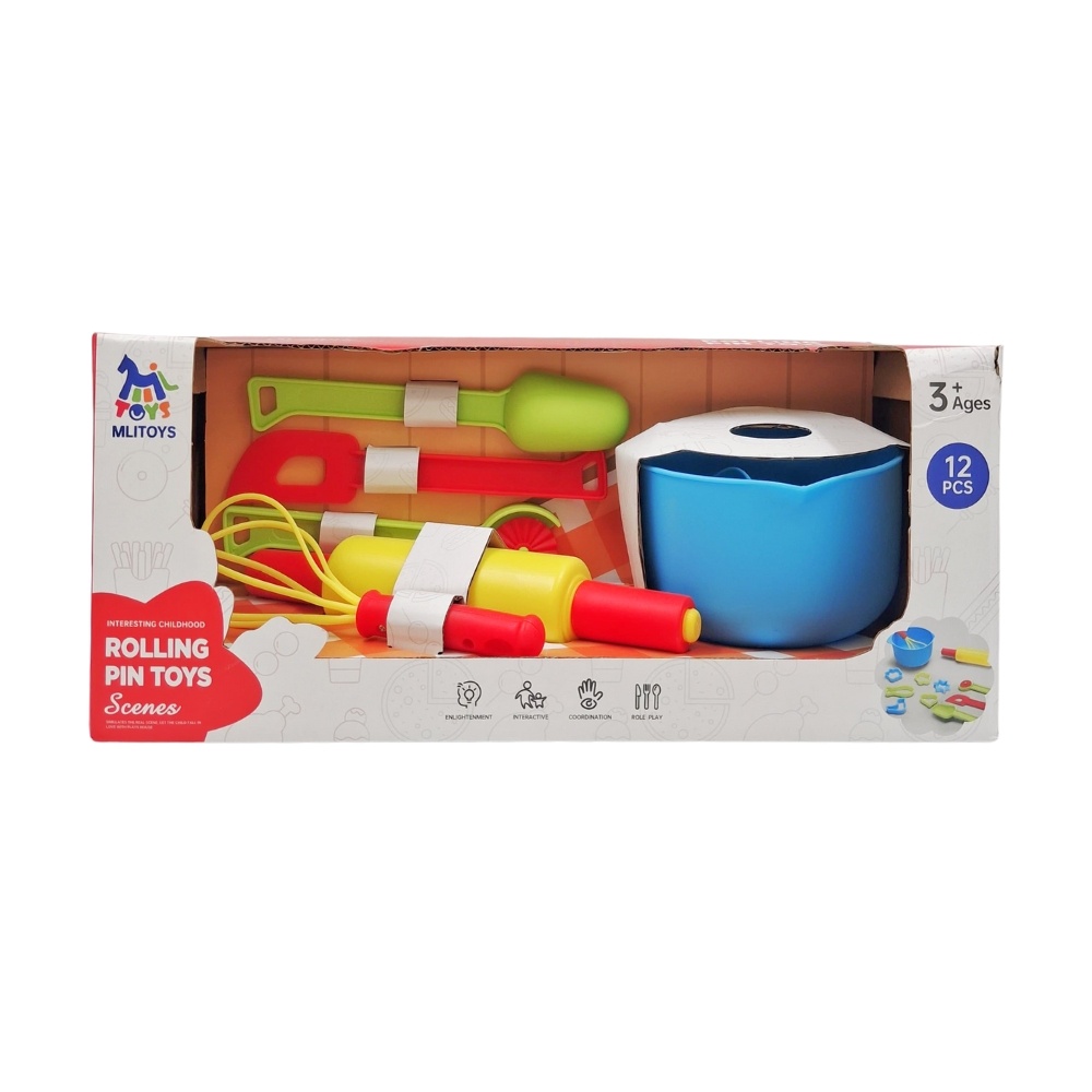 Mingli Toys - Pretend & Play - Baking Set - 12 Pieces - Image 4