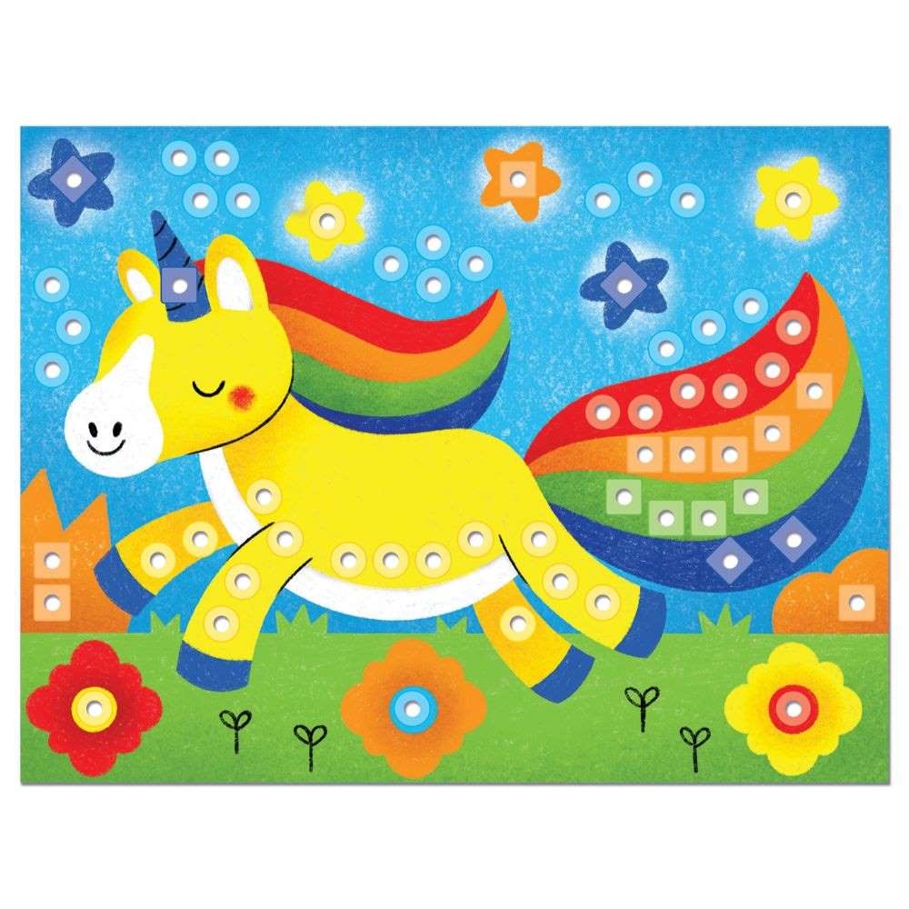 Quercetti - FantaColor Animal Peg Board Set - Mosaic Art Activity with Pattern Cards - Image 4