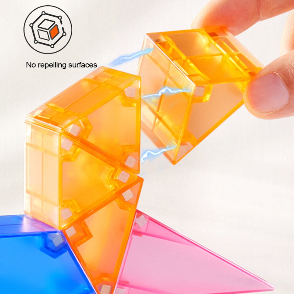 Mideer - Creative Magnetic Building Blocks Set - 20 Pieces - Image 5