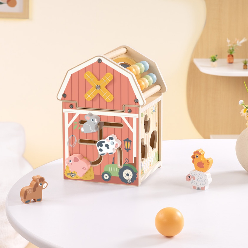 TookyToy - Farmyard Play Cube Activity Toy - Image 2