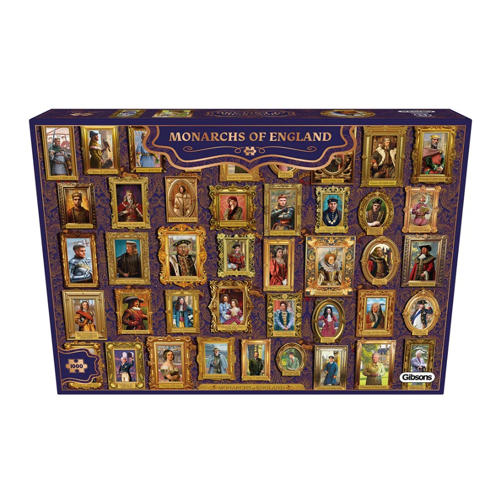 Gibsons - Monarchs of England - 1000 Piece Jigsaw Puzzle - Image 7