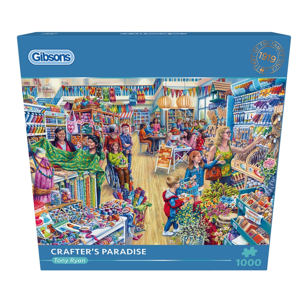 Gibsons - Crafter's Paradise - 1000 Piece Jigsaw Puzzle - Image 4