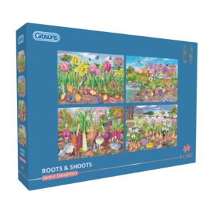 Gibsons - Roots & Shoots - 4 x 500 Piece Jigsaw Puzzles