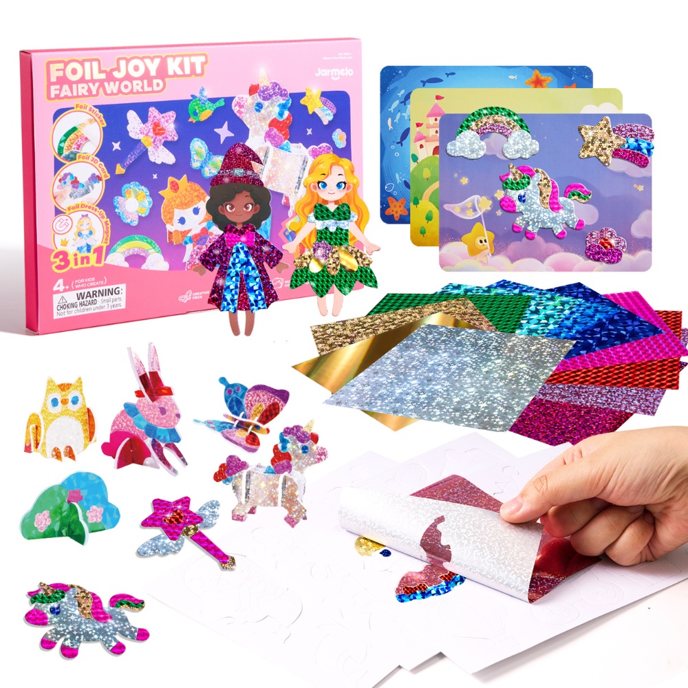Jar Meló - Foil Arts & Crafts Set - Peel & Stick Activity - Fairy World - Image 7
