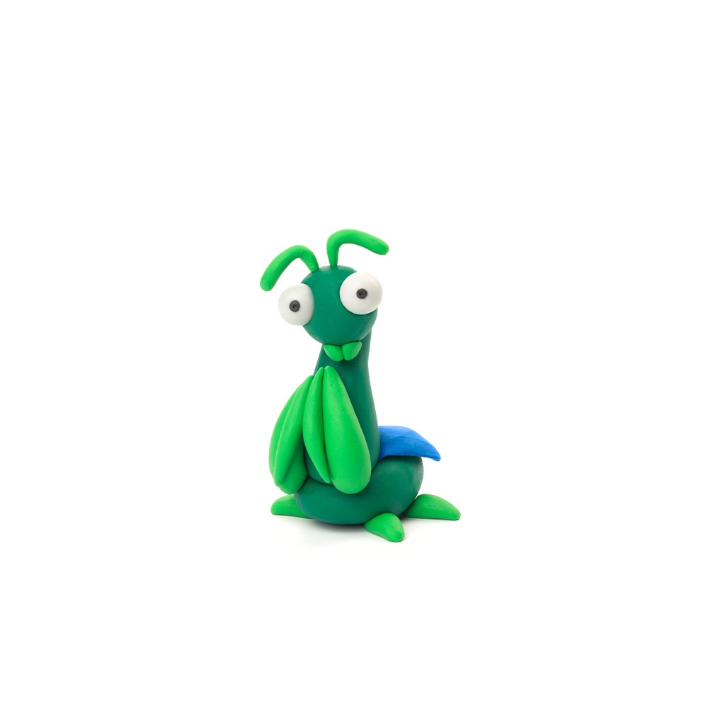 Hey Clay - Modelling Air-Dry Clay with Fun Interactive App - Mantis, series Bugs, 3 cans - Image 3