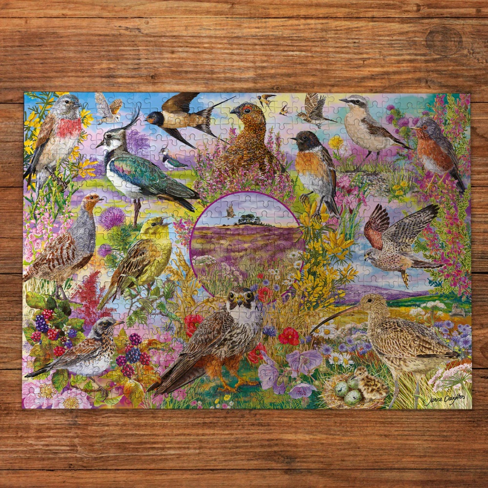 Gibsons - RSPB: Wings in the Wild - 4 x 500 Piece Jigsaw Puzzles - Image 6