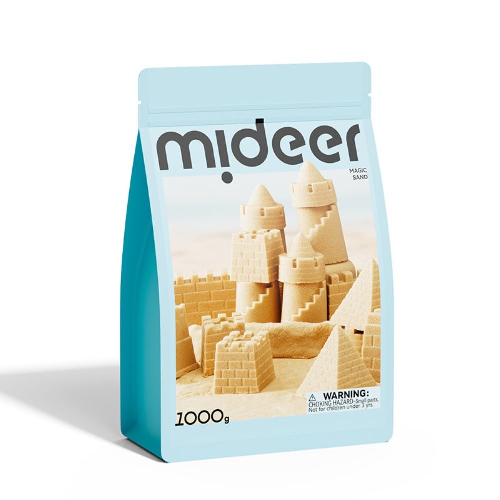 Mideer - Magic Sand Play Set with Sensory Bin & Lid, 2kg Kinetic Sand & 25 Sand Tools - Image 8