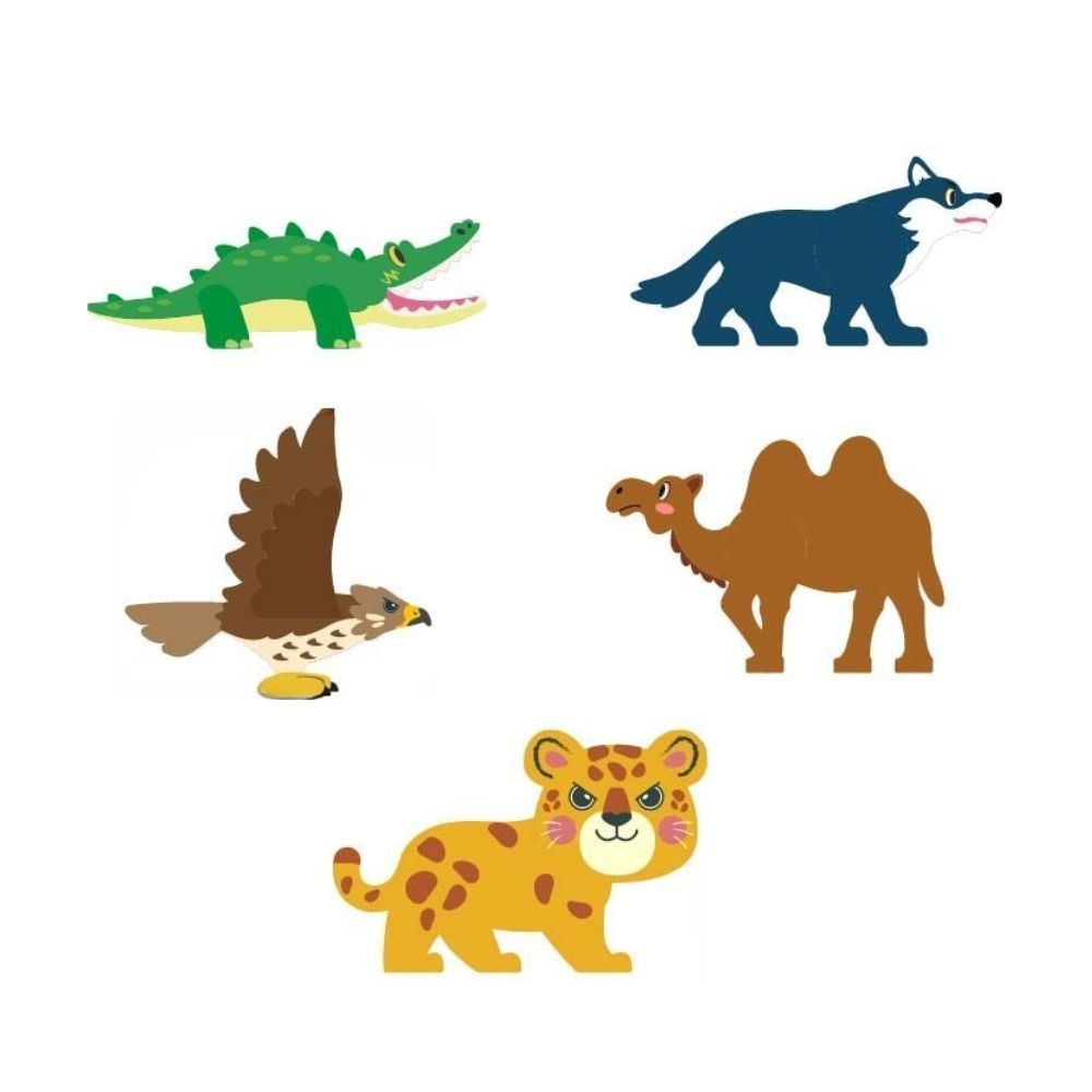 Magnetic Tiles - Desert Animals Set - 65 Pieces - Image 5