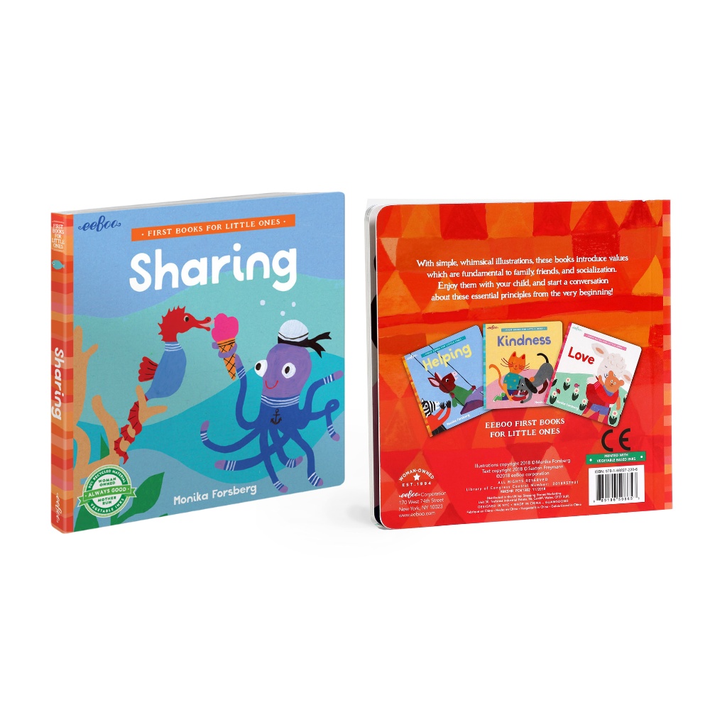eeBoo - First Books for Little Ones - Sharing - Picture Board Book - Image 5