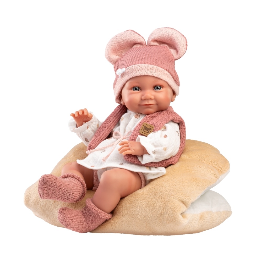 Llorens - Anatomically Correct Baby Girl Doll with Outfit & Cushion: Nica - 40cm - Image 7
