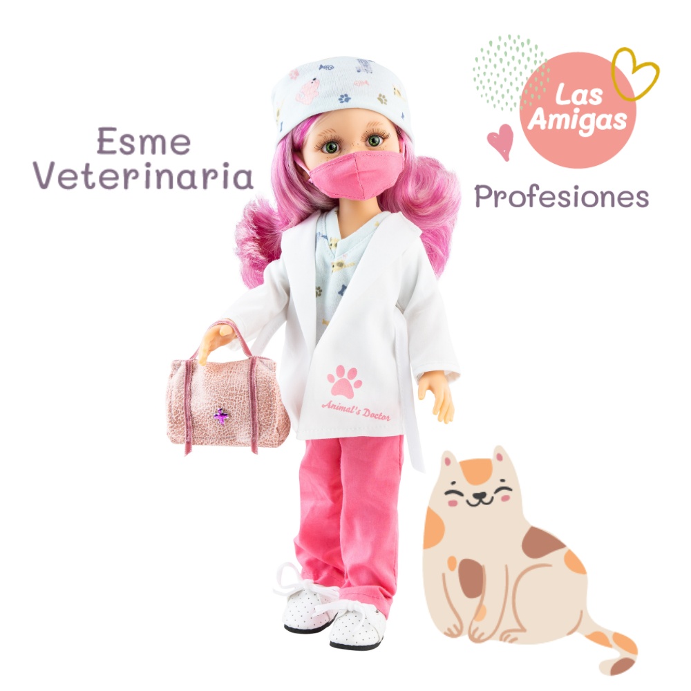 Paola Reina Dolls: Las Amigas - Esme Vet - 32cm - Image 4