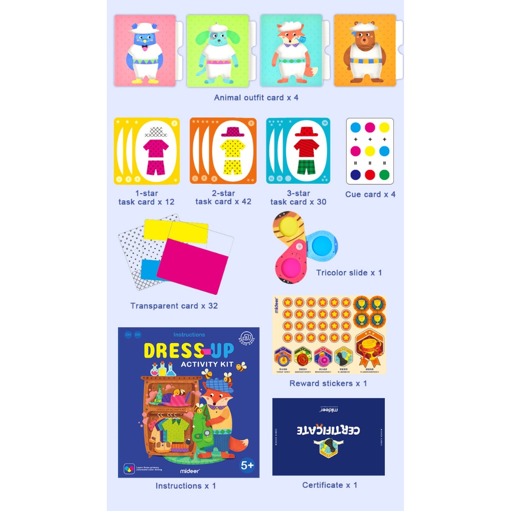 Mideer - Dress-up Activity Kit - Educational Matching Game - Image 2