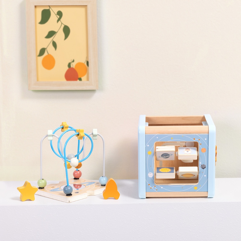 TookyToy - Space Play Cube Activity Toy - Image 3
