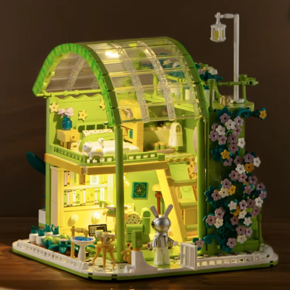 Sluban Building Set: Pleyerid - Spring Cottage With USB Light - Image 2