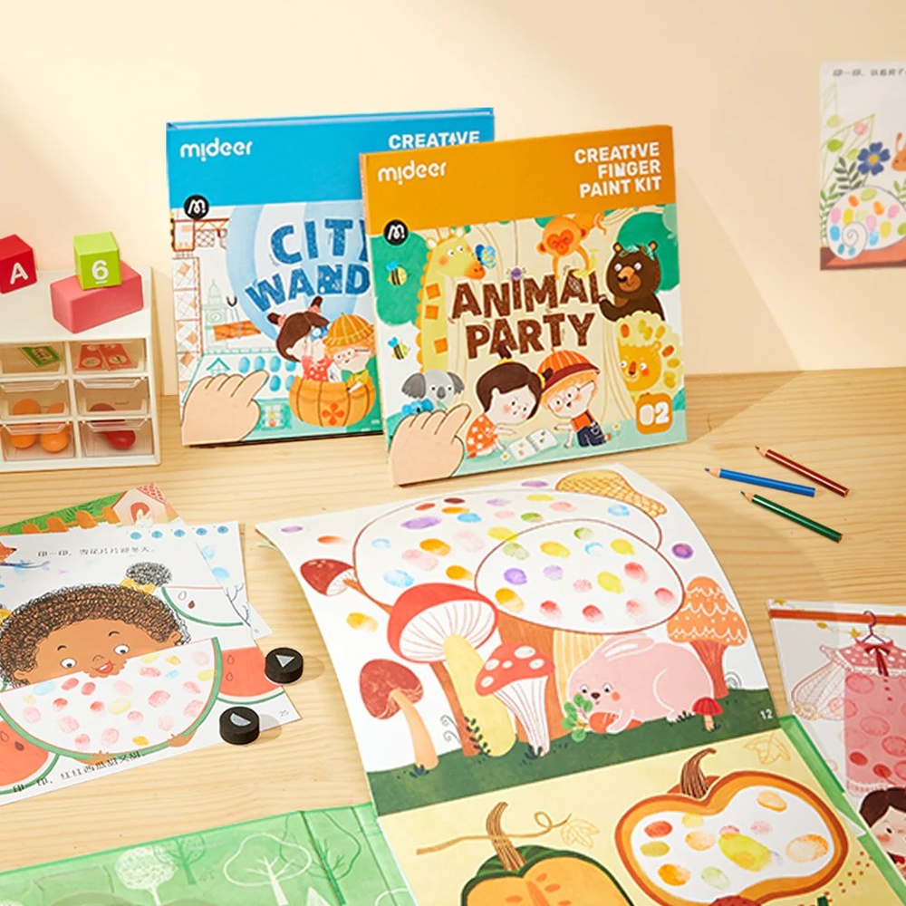 Mideer - Creative Finger Paint Kit - Secret Garden - Image 3