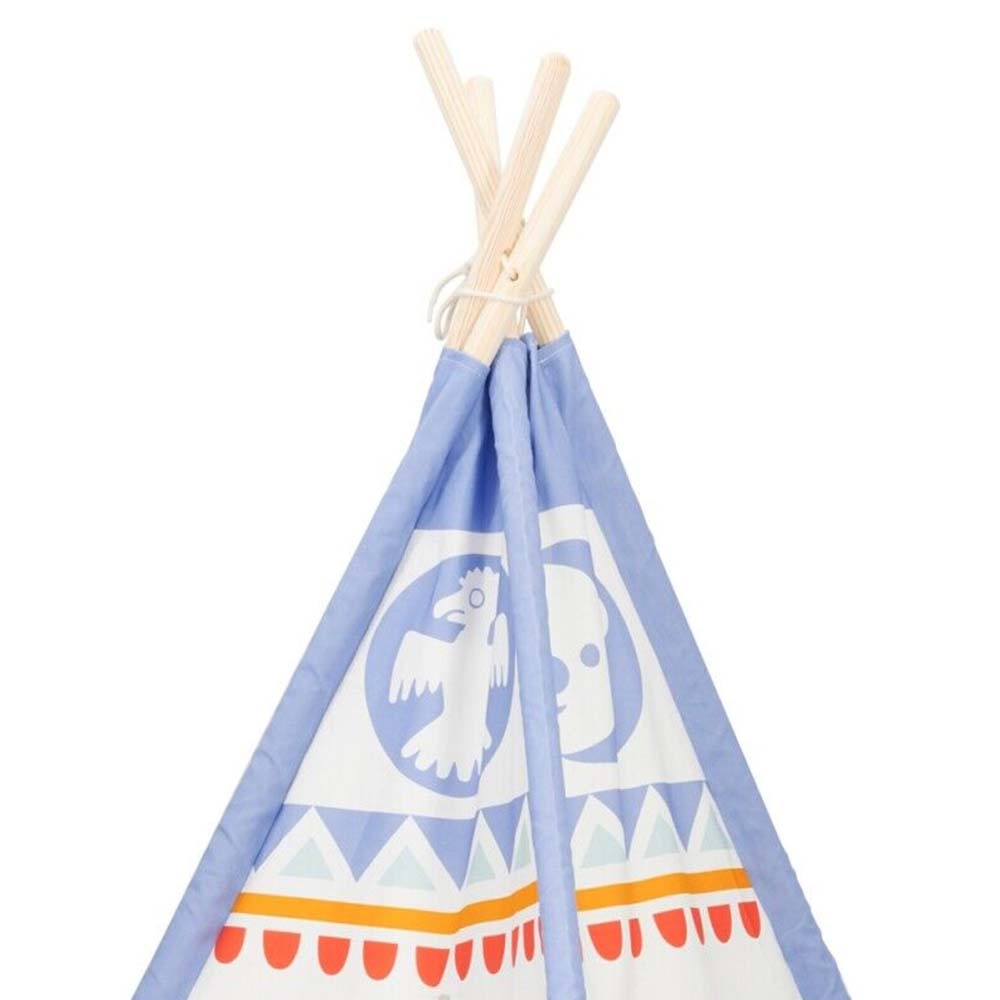 Classic World - Blue Teepee Tent For Kids Playroom - Image 3