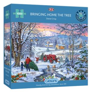 Gibsons - Bringing Home the Tree - 1000 Piece Jigsaw Puzzle