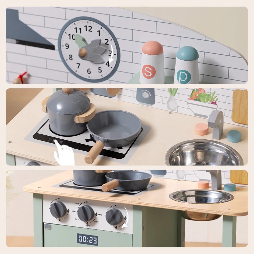 TookyToy - Pretend Play Gourmet Chef's Kitchen Set - Image 7