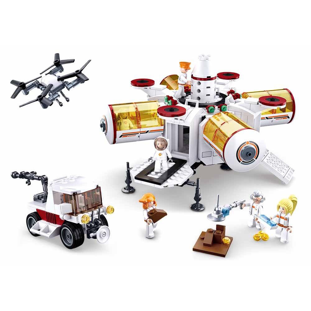 Sluban Building Set: Space - Space Base - 642pcs - Image 2