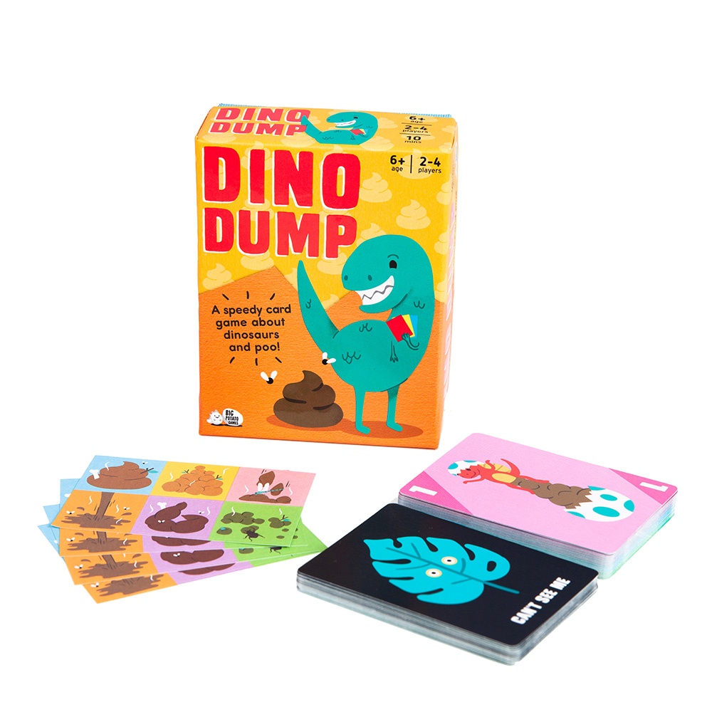 Big Potato Games - Dino Dump - Family Card Game - 2-4 Players