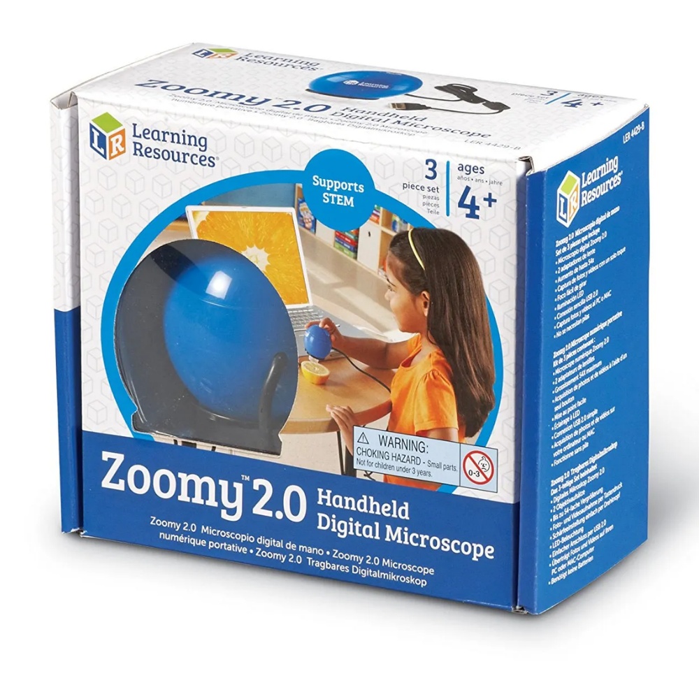 Learning Resources - Zoomy™ 2.0 Handheld Digital Microscope - Blue - Image 5