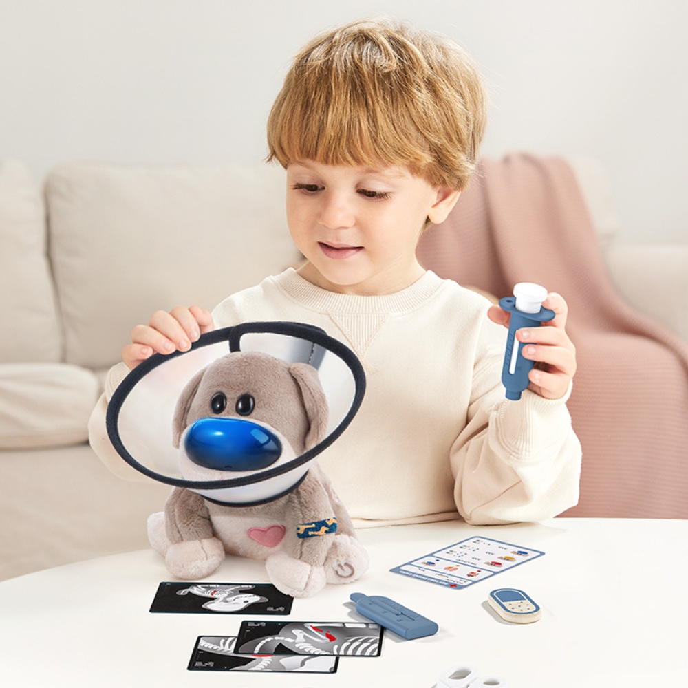TopBright - Pretend Play Doctor Vet Kit - Interactive Puppy with Sound & Lights - Image 2