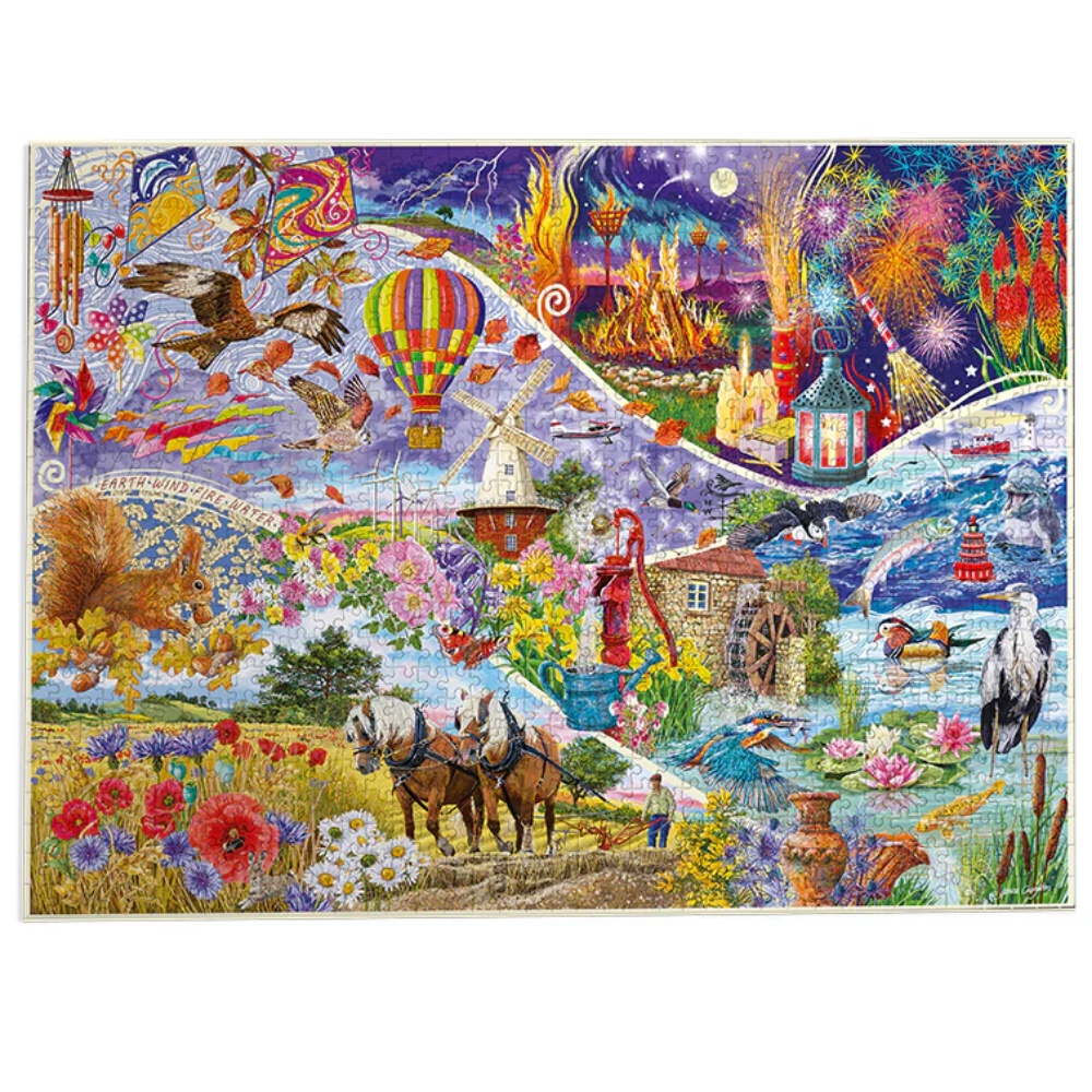 Gibsons - Elemental - 1000 Piece Jigsaw Puzzle - Image 6
