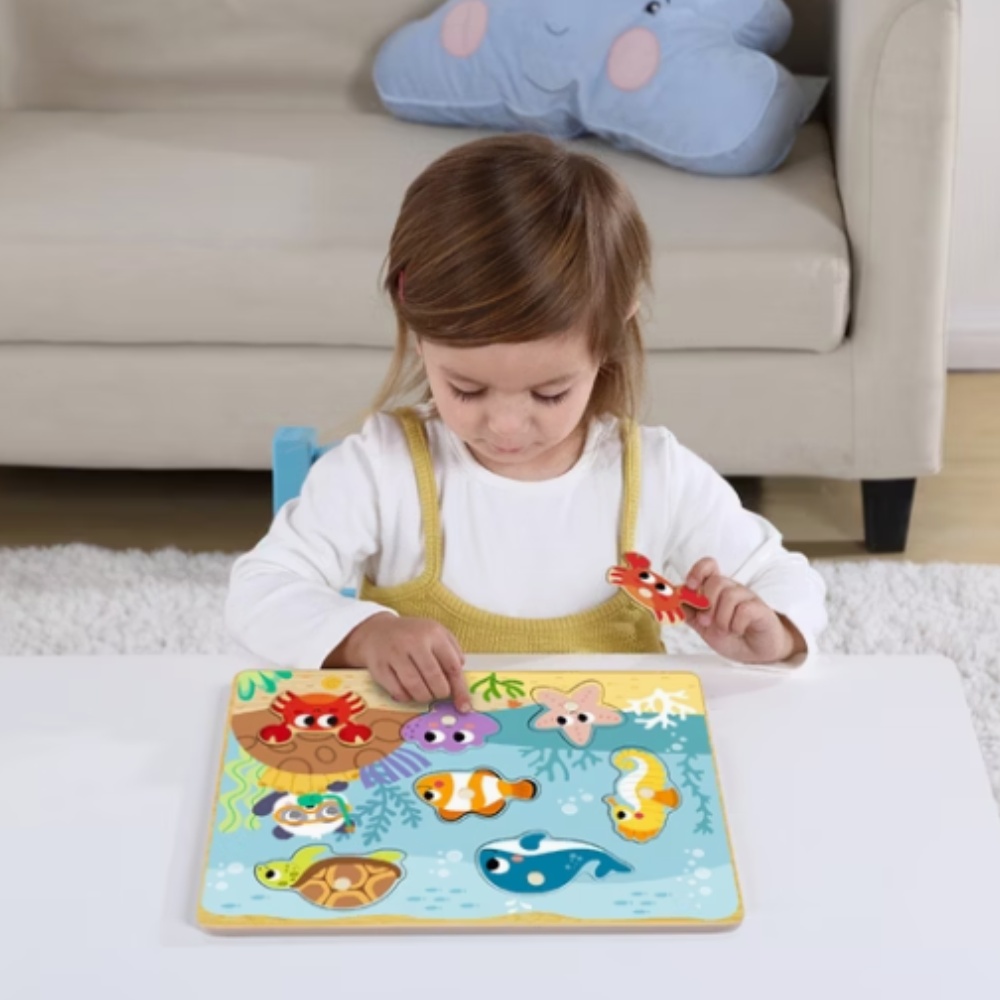 hi Pando - Ocean Themed Animal Puzzle - 8pcs - Image 2