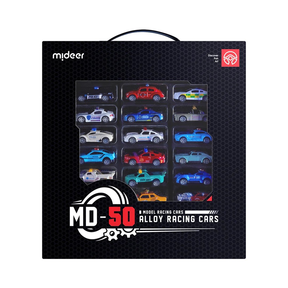 Mideer - Alloy Racing Cars Classic Pullback Cars - 50 Pieces - Image 4
