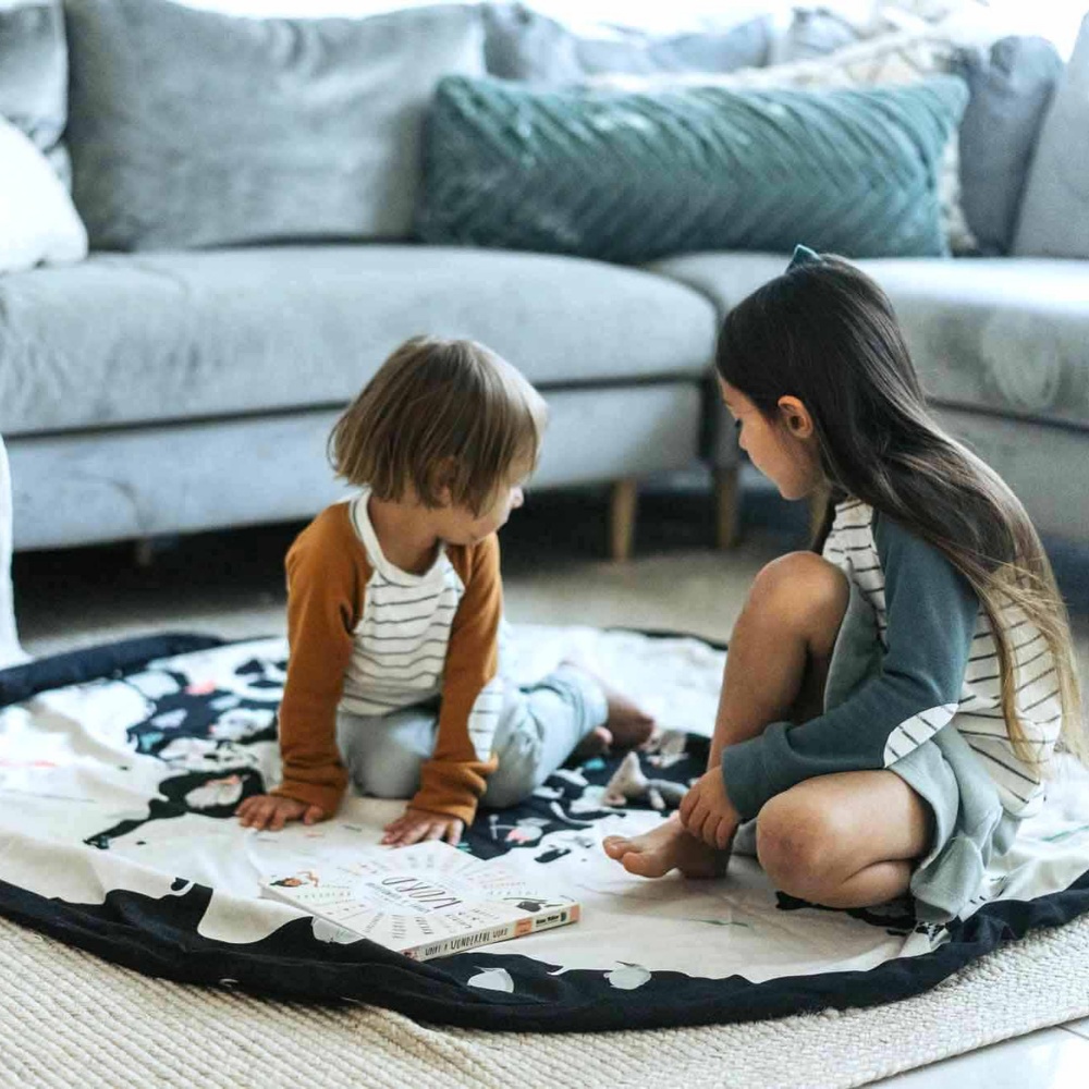 Play&Go - 3-in-1 Playmat & Toy Bag - Worldmap Colour - Image 3