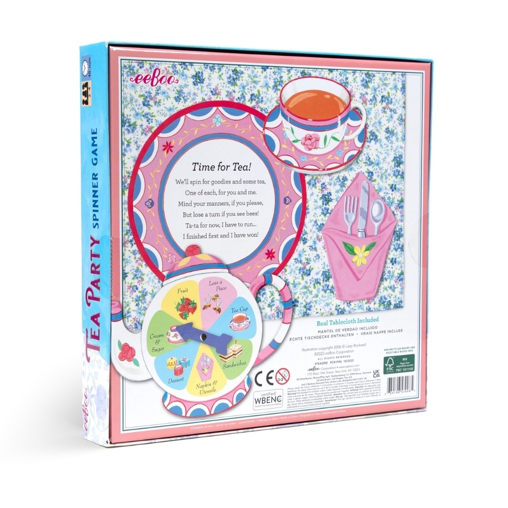 eeBoo - Tea Party Spinner Game -** - Image 5