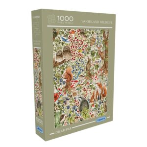 Gibsons - The Art File: Woodland Wildlife - 1000 Piece Jigsaw Puzzle